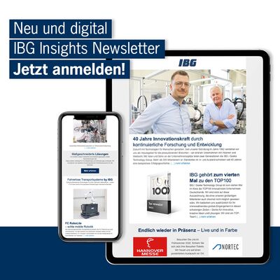 IBG Insights Newsletter - Jetzt anmelden