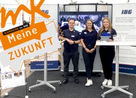 Careers in the MK! Apprenticeship exchange 2023 for the Märkischer Kreis: "Your career at IBG" our apprenticeship team presents apprenticeships 2024