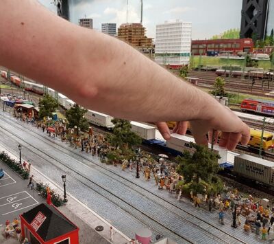 IBG - Use of the container in Miniatur Wunderland Hamburg