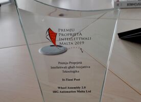 IBG Malta - Intellectual Property Award Trophy 2019