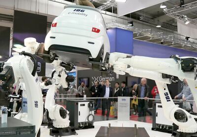 IBG - Technologiedemonstration Vision Car: Eindruck der Hannover Messe 2019