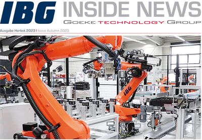 IBG Inside News - Titelseite der Ausgabe Herbst 2023