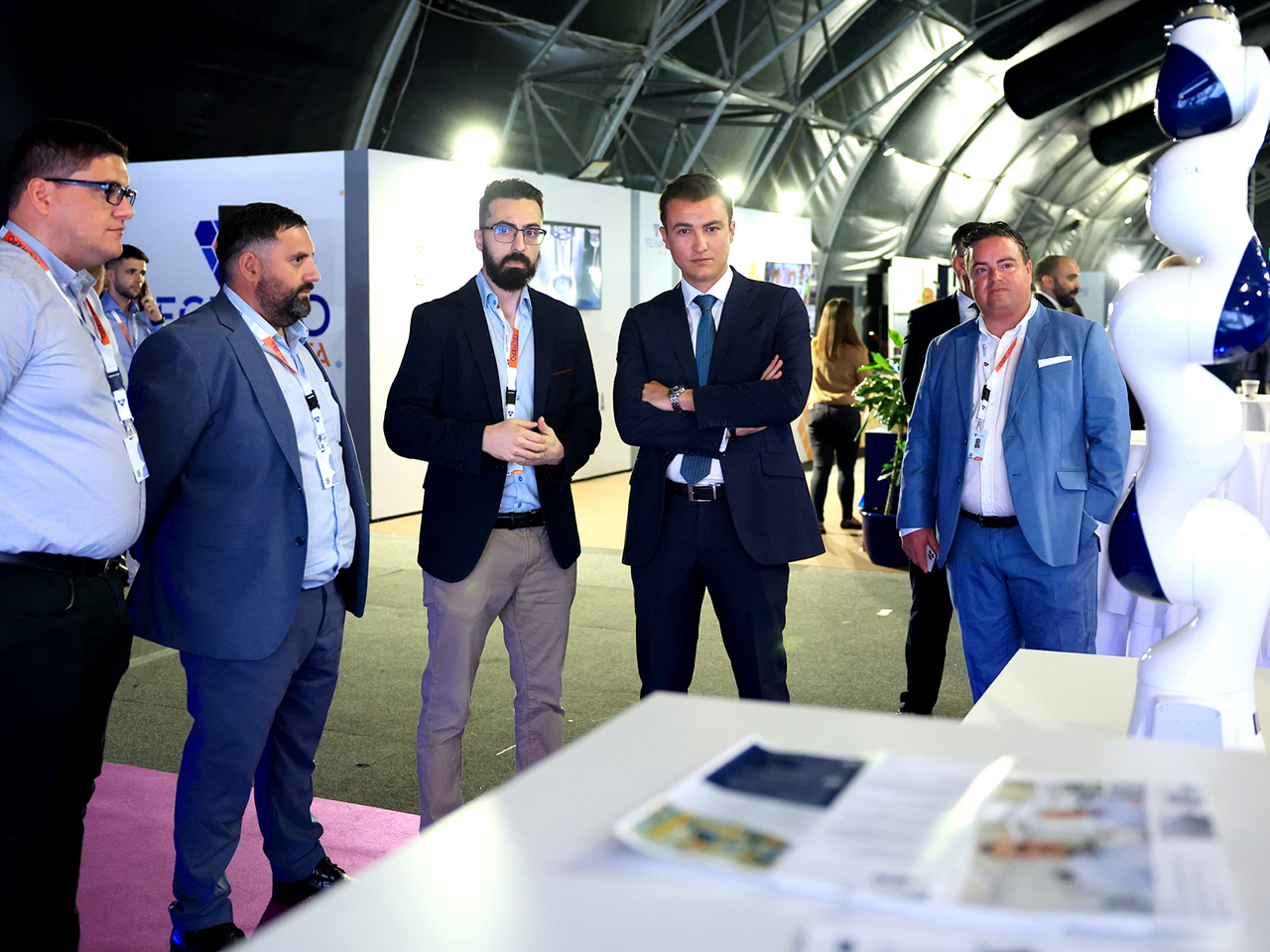 TECHXPO MALTA 2023: On the first day of the fair, the IBG team gave an overview of the company to Silvio Schembri, MP, Minister for Economy, EU Funds and Countries.
