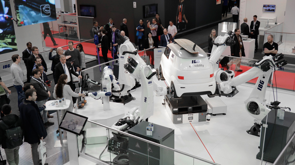 IBG - Technologiedemonstration Vision Car: Eindruck der Hannover Messe 2019