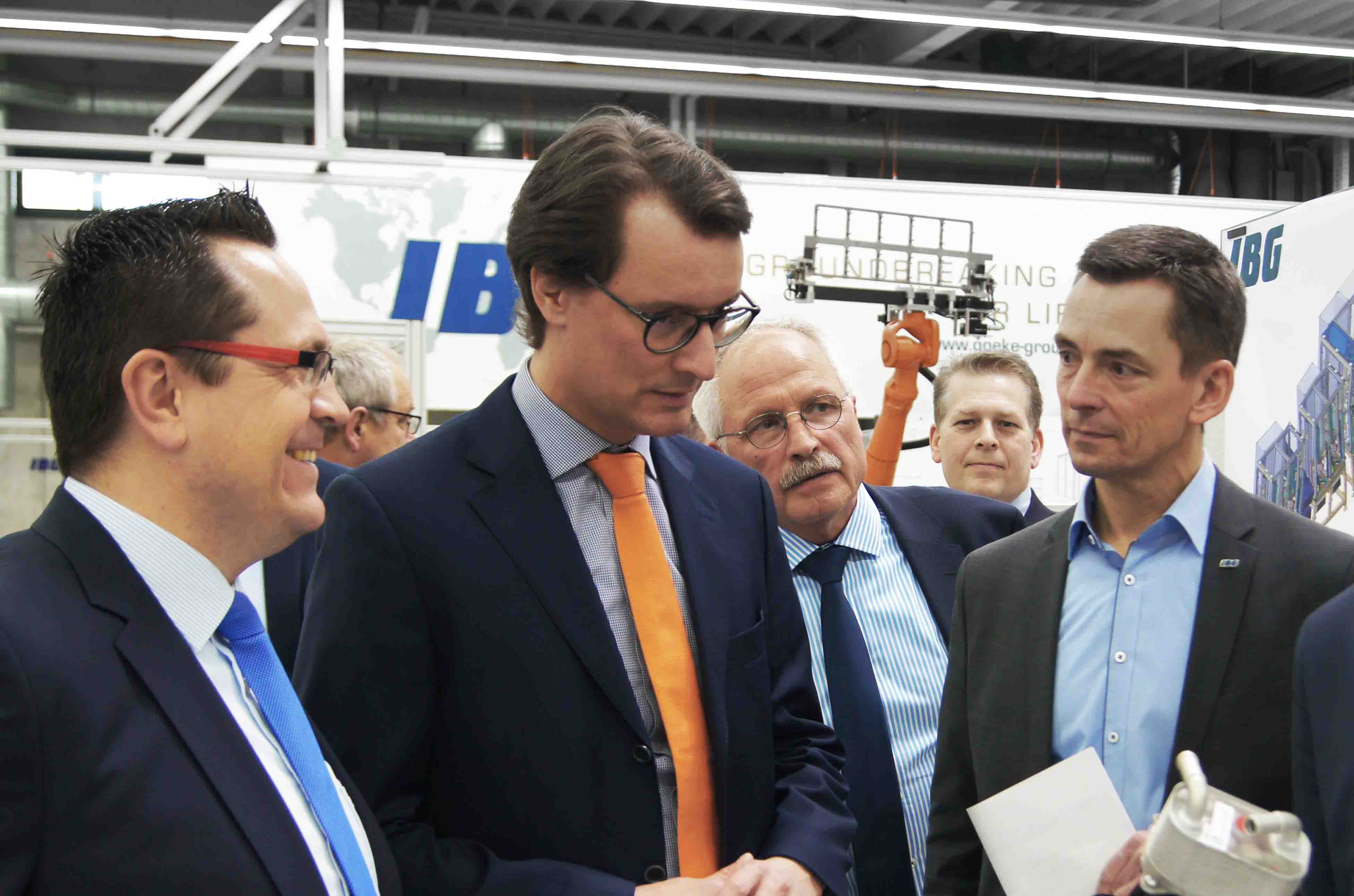 IBG - Impressions of the political visit to the Neuenrade site